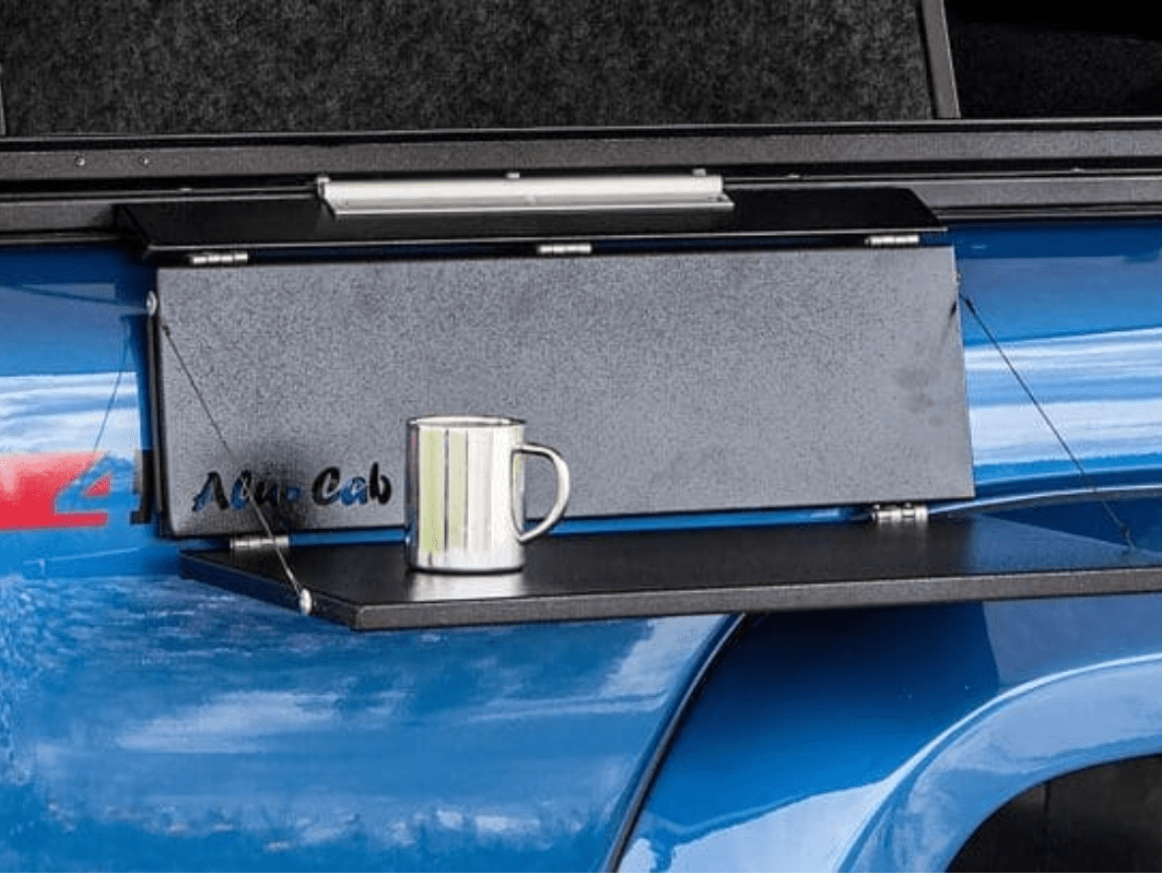 Alu-Cab Side Slide Prep Table on a canopy, photo 3