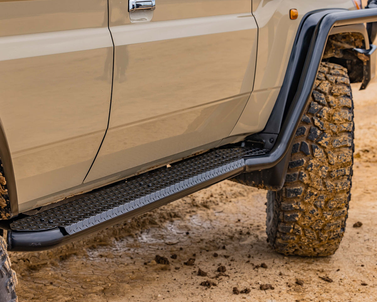 Ironman 4x4 side steps and rails SSR005 for Mitsubishi Triton ML and MN