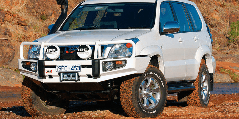 ARB Deluxe Bull Bar — Prado 120S 2003-2009 Flares