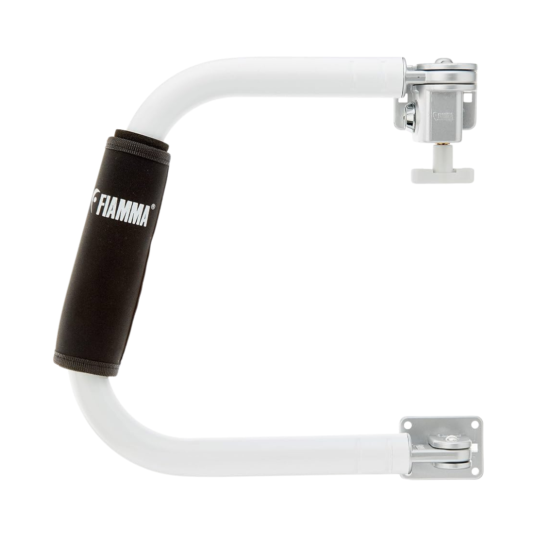 Fiamma Security 31 grab handle and door lock, white
