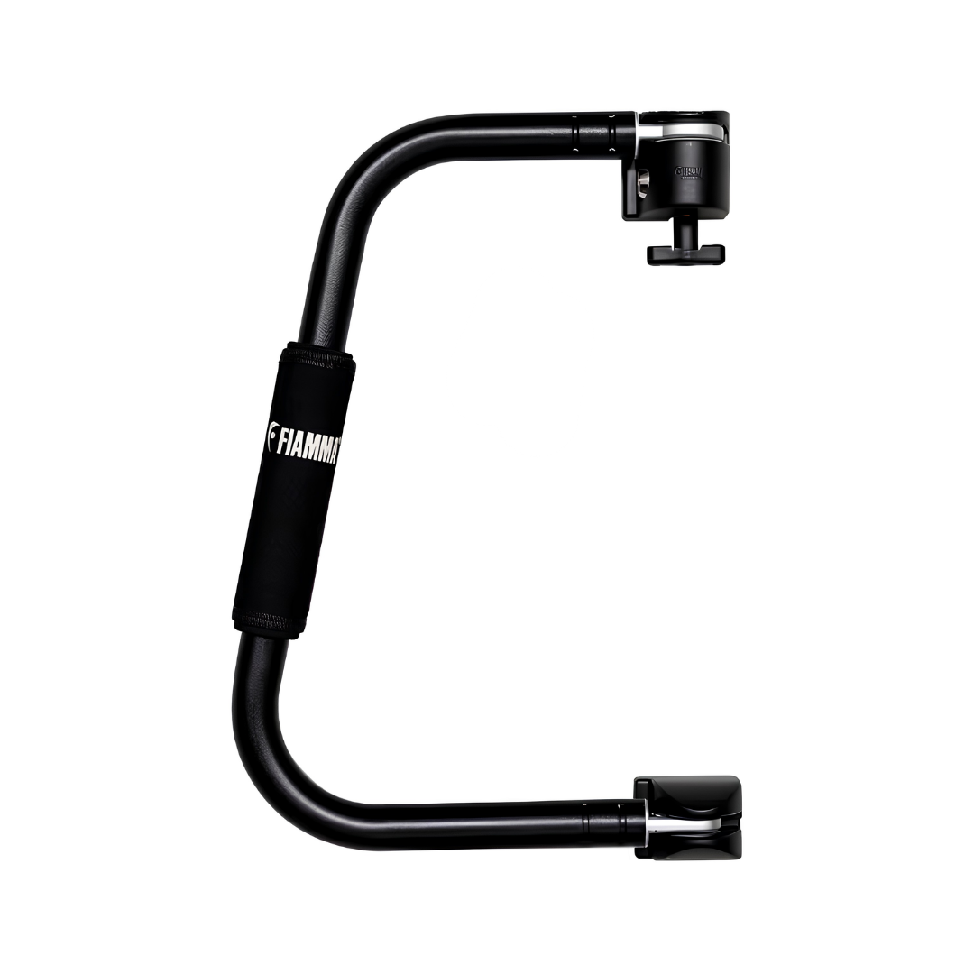 Fiamma Security 46 grab handle and door lock, deep black