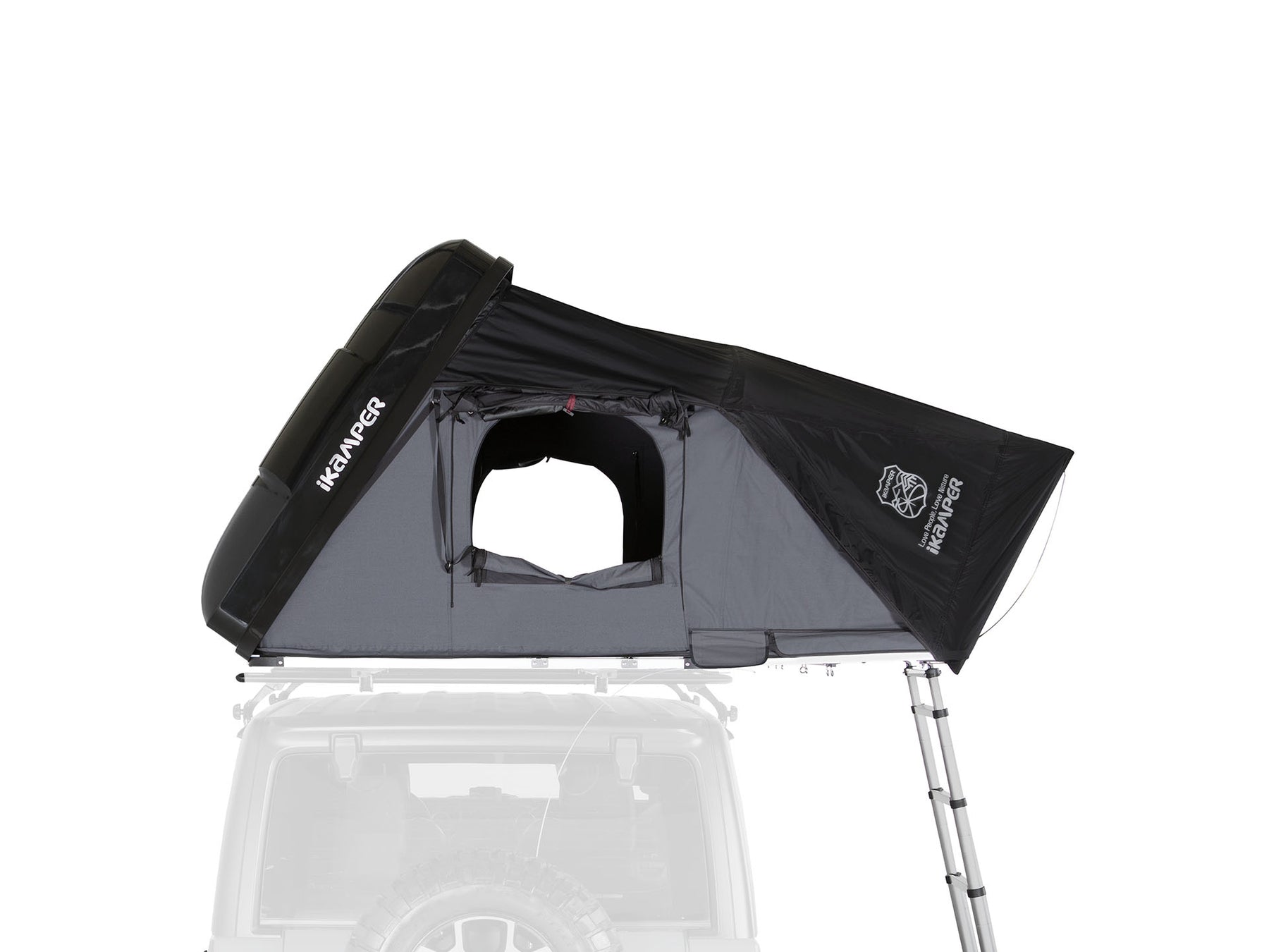 iKamper Skycamp 3.0 Black rooftop tent available from 4Matt Campers in Cape Town