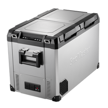 SnoMaster SMEX-78D 78L dual compartment fridge/freezer in stainless steel, photo 4
