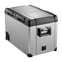 SnoMaster SMEX-78D 78L dual compartment fridge/freezer in stainless steel, photo 6