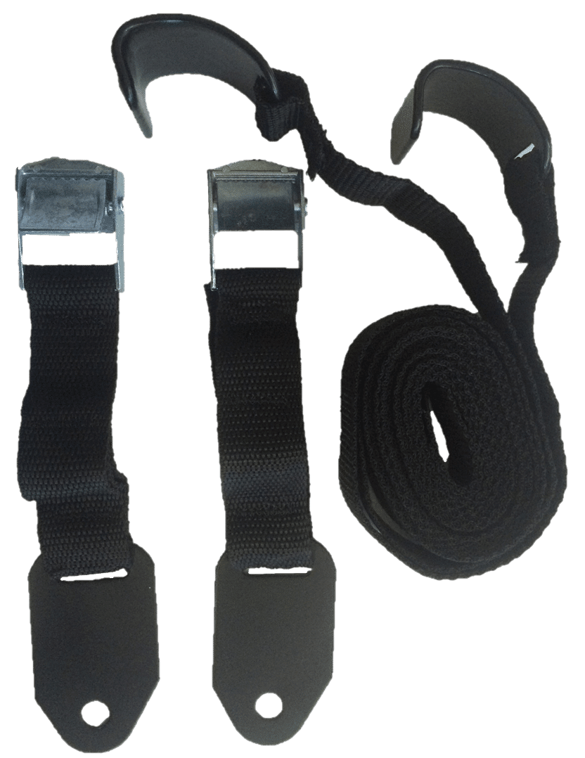 Holdfast Stabilising Straps fitted to a Snap-On Lite bike rack