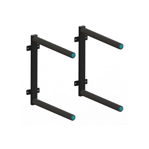Holdfast Canoe/Surfski wall storage rack holding two boats