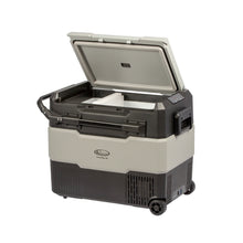 National Luna TB60 portable fridge half-open view from 4Matt Campers