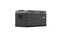 Flex TW95 dual-zone fridge freezer view from 4Matt Campers Cape Town