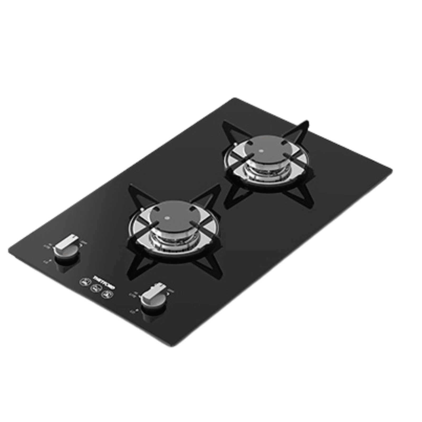 Thetford Topline 922 two-burner black glass gas hob for caravans and motorhomes