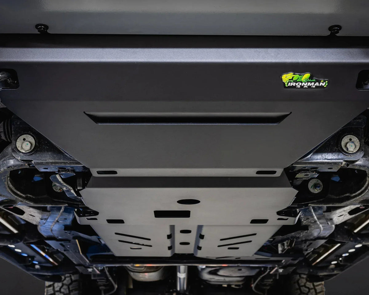 Ironman 4x4 steel underbody protection bash plate for the Mitsubishi Triton MV 2025 onwards