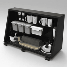 Alu-Cab canopy kitchen kit cupboard with cookware