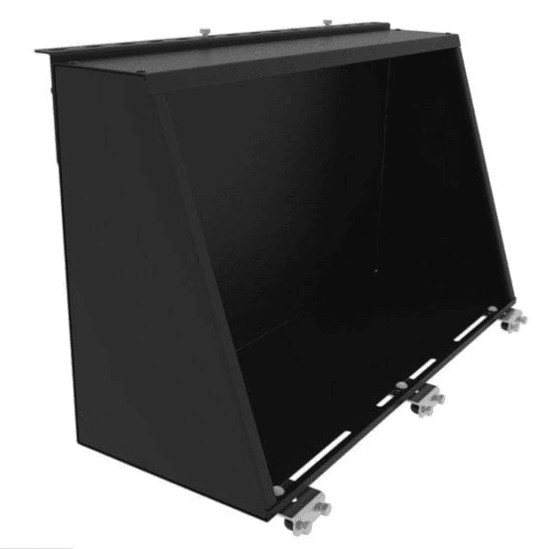 Alu-Cab canopy cupboard in black