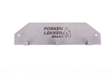 Forken Lekker Braai Wall Hanger 3 Hook – Stainless Steel – image 1
