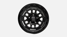 Desert Wrath Satin Black Alloy Wheel With Black Cap — view 2