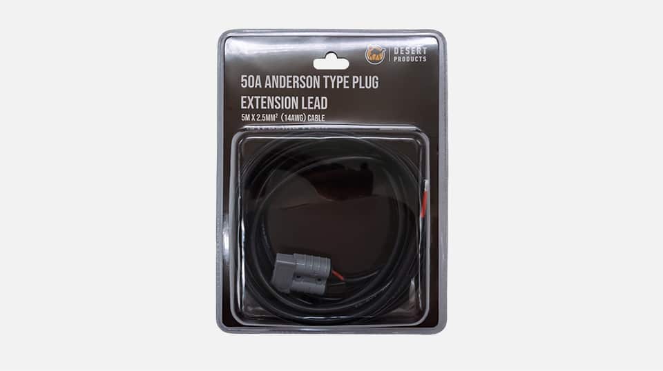 Desert 5m 50A Anderson Type Plug Cable