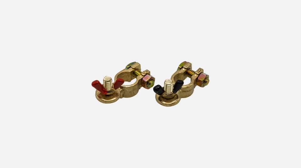Desert Battery Terminal set Brass