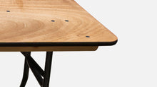 Desert 30′ x 72′ — 6ft Wooden Table — view 4