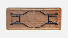 Desert 30′ x 72′ — 6ft Wooden Table — view 2
