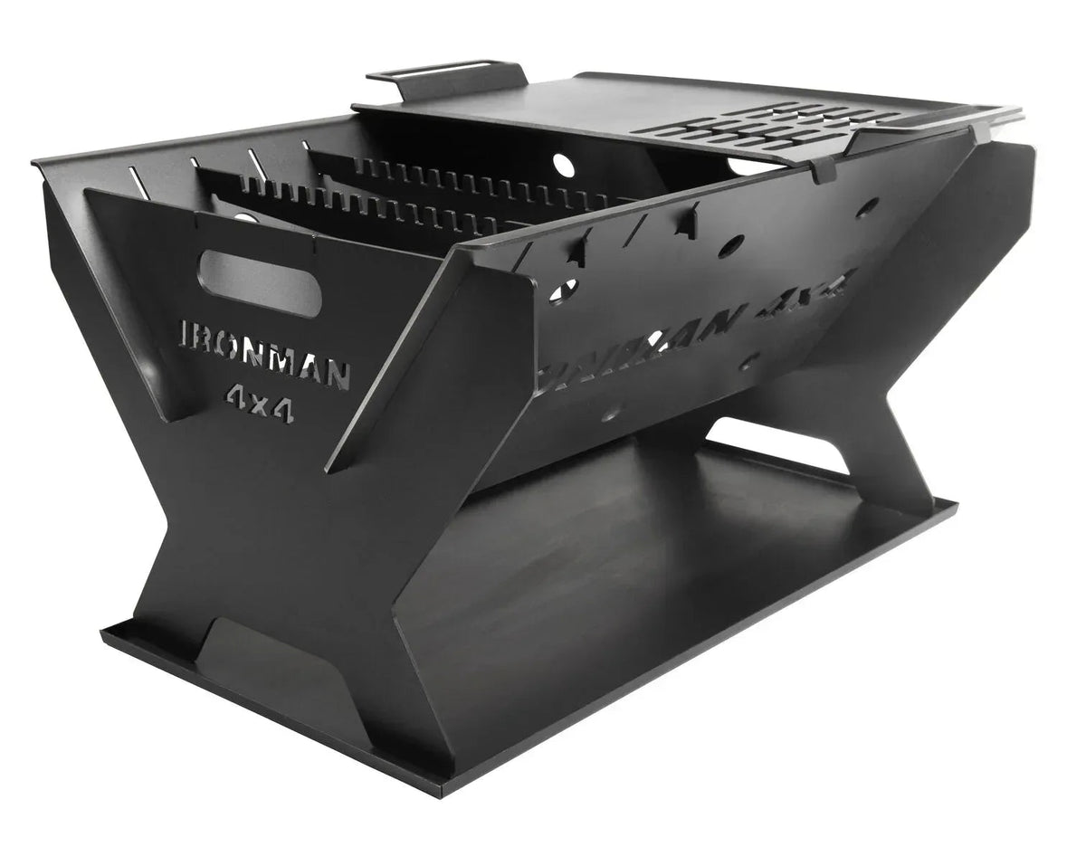 Ironman 4x4 Portable Fire Pit, flat-pack steel