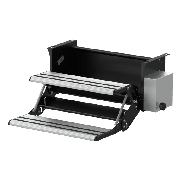Lippert X-Series 12V double entry step, open