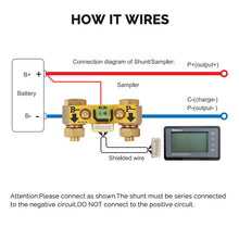 Renogy RBM500 500A Battery Monitor with Shunt — wiring the shunt and monitor