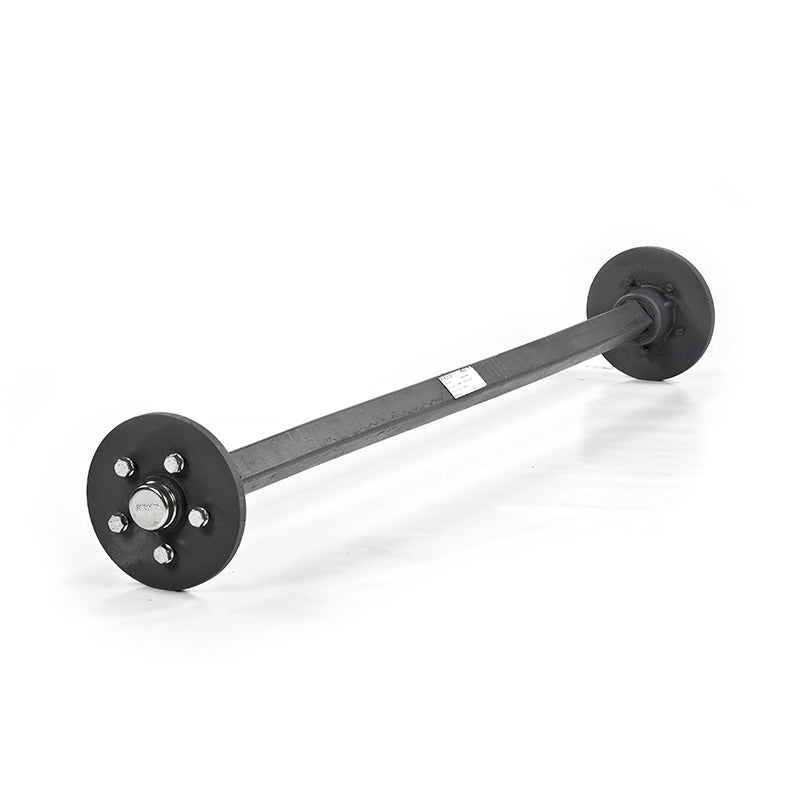 Burquip unbraked full-beam trailer axle — 4Matt Campers, Western Cape & Cape Town