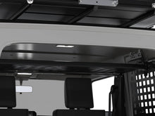Alu-Cab Jimny In-Cabin Cargo Rack folded open in a Jimny 3-door, render