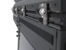 Alu-Cab ModCAP Family tent mounting kit, side rail and latch detail