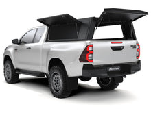 Alu-Cab Guard Canopy on Toyota Hilux Revo Xtra Cab with side and rear doors open