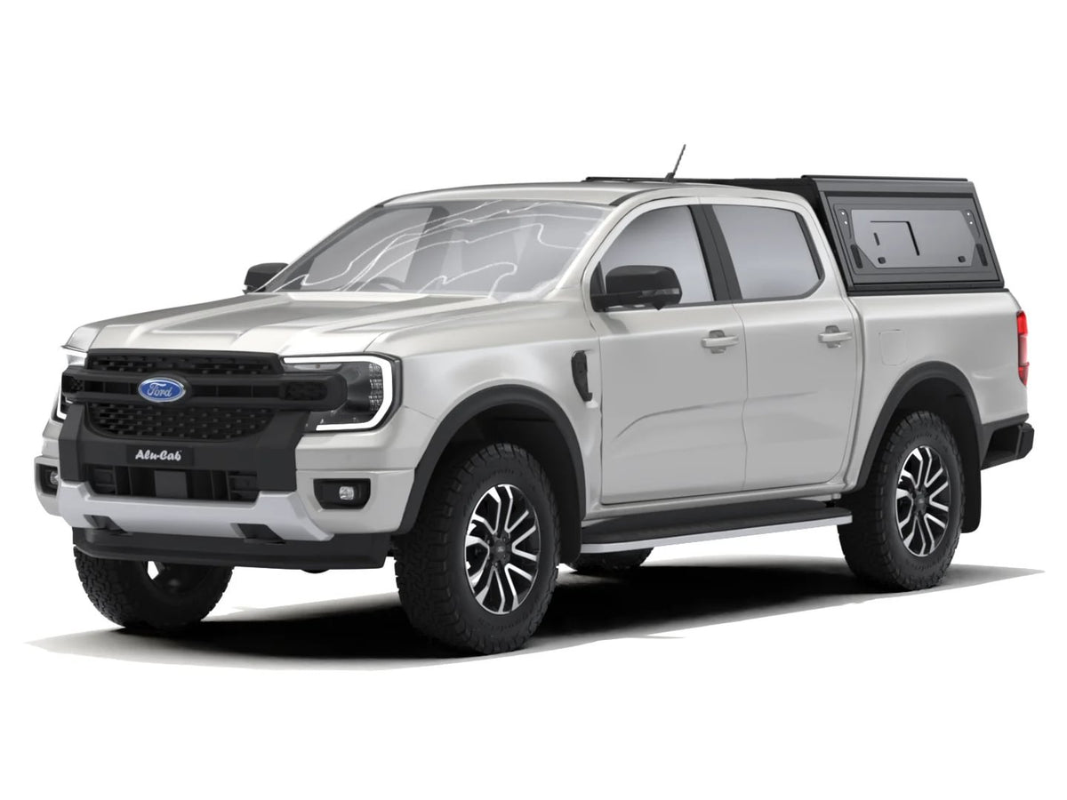 Alu-Cab Contour Canopy with side windows on Ford Ranger 2022+ double cab
