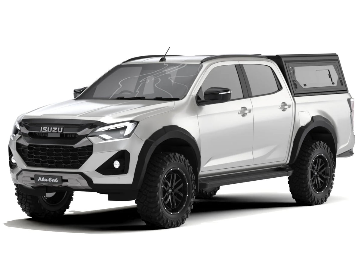 Alu-Cab Contour Canopy with side windows on Isuzu D-Max 2020+ double cab