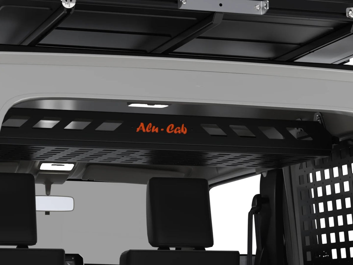 Alu-Cab Jimny In-Cabin Cargo Rack in a Jimny 3-door, render