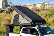 Canopy Camper Deluxe on a double cab with tent open