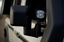 Alu-Cab mirror extension with spotlight on an INEOS Grenadier