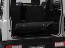 Alu-Cab Jimny Rear Base Deck lifted open in a Suzuki Jimny 3-door