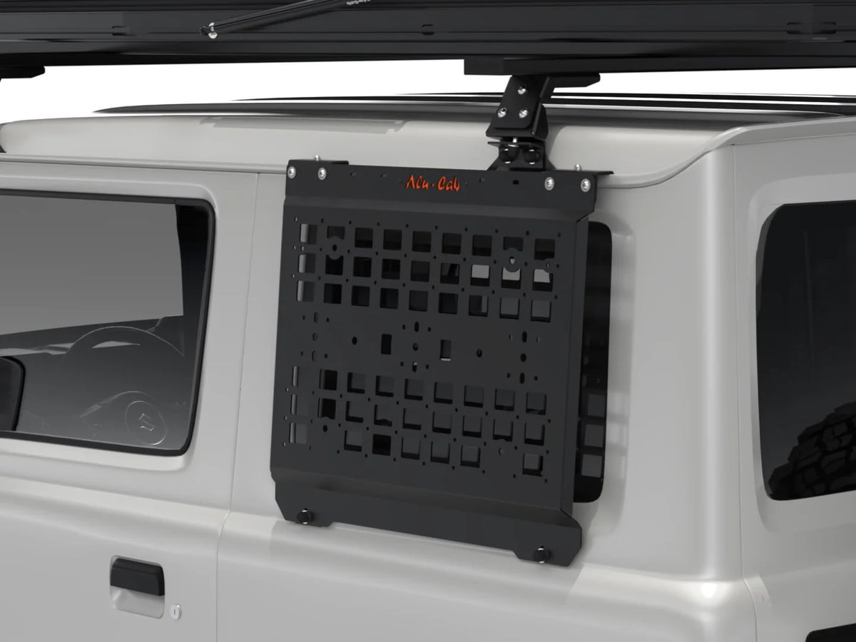 Alu-Cab Jimny Exterior Molle Plate on a Jimny 3-door, render