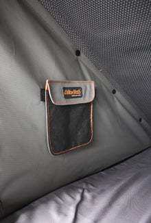 Alu-Cab LT-50 storage bag on the tent wall