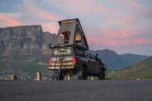 Alu-Cab Gen 3-R rooftop tent on a Hilux with Table Mountain behind