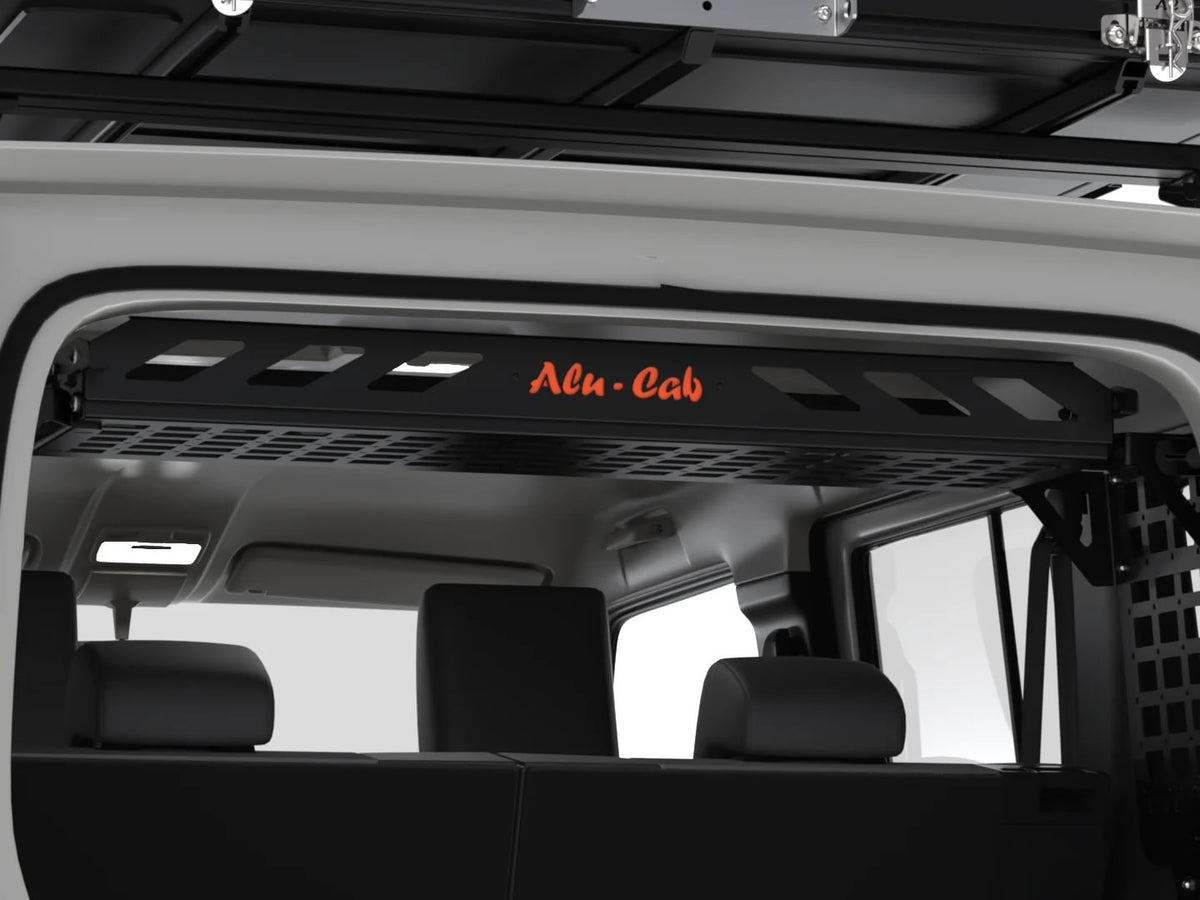 Alu-Cab Jimny In-Cabin Cargo Rack in a Jimny 5-door, render