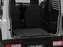Alu-Cab Jimny Rear Base Deck closed in a Suzuki Jimny 3-door, rear view