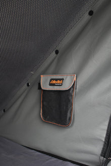 Alu-Cab LT-50 storage bag, side view on the tent wall