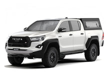 Alu-Cab Contour Canopy with side windows on Toyota Hilux Revo double cab