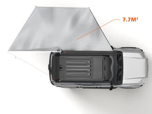 Alu-Cab 180 Shadow Awning top view showing 7.7 square metres of shade