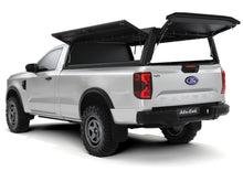 Alu-Cab Guard Canopy on Ford Ranger T9 single cab with side and rear doors open
