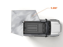 Alu-Cab 270 Shadow Awning 2.0m top view showing 5.8 square metres of shade