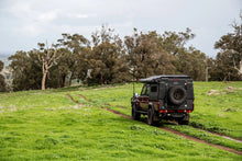 Land Cruiser 79 ModCAP with 4-sleeper Family Camper Tent on the road