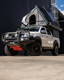 Toyota Hilux ModCAP with the 4-sleeper Family Camper Tent open