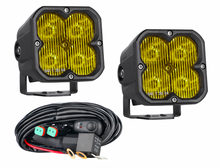 Ultra LED Rugged Series RS3 Yellow Driving Pod Set, photo 1 of 5 — 4Matt Campers, Western Cape & Cape Town