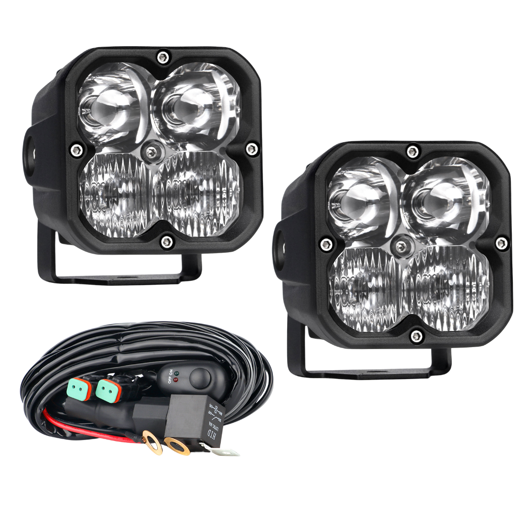 Ultra LED Rugged Series RS3 White Combo Pod Set, photo 1 of 2 — 4Matt Campers, Western Cape & Cape Town