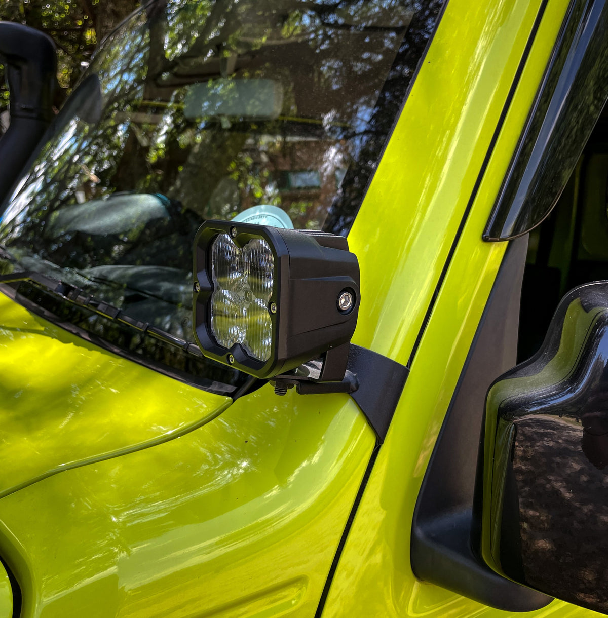 Ultra LED Suzuki Jimny Gen 4 Ditch Light Brackets Set, photo 1 of 4 — 4Matt Campers, Western Cape & Cape Town